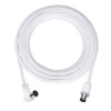 Solight Koaxiálny kábel 10m účastnícka šnúra biela SSN12X0E Solight Koaxiálny kábel 10m účastnícka šnúra biela SSN12X0E