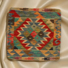 Afgánsky obliečka na vankúš Kilim 45x45 ručne tkaný vankúš Afgánsky obliečka na vankúš Kilim 45x45 ručne tkaný vankúš