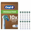 Oral-B Cross Action náhradné hlavice 10 kusov originálne biele Oral-B Cross Action náhradné hlavice 10 kusov originálne biele