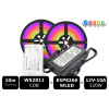 Programovateľný set RGB-IC LED pásika WS2811 COB, IP20 | WLED.sk Programovateľný set RGB-IC LED pásika WS2811 COB, IP20 | WLED.sk