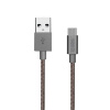 SBS - Dátový kábel USB-C, USB 2.0, opletený s kovovými koncovkami, 1.5m, tmavá sivá TECABLETC15BDG SBS - Dátový kábel USB-C, USB 2.0, opletený s kovovými koncovkami, 1.5m, tmavá sivá TECABLETC15BDG