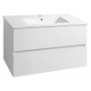 Aqualine Paneda - Umývadlová skrinka 90x55x45 cm, biela PN290 Aqualine Paneda - Umývadlová skrinka 90x55x45 cm, biela PN290
