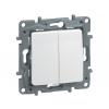 LEGRAND NILOE tlačidlo dvojité biele 764508 LEGRAND NILOE tlačidlo dvojité biele 764508