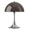 Louis Poulsen Prenosná lampa Panthella 250 V3 Opal Brown / Chrome Louis Poulsen Prenosná lampa Panthella 250 V3 Opal Brown / Chrome