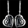 Silver.ag Náušnice strieborné, srdiečka E1163 Silver.ag Náušnice strieborné, srdiečka E1163