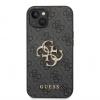 Guess PU 4G Metal Logo iPhone 14 sivé Guess PU 4G Metal Logo iPhone 14 sivé