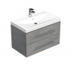 Swiss aqua technologies Koupelnová skříňka s umyvadlem SAT Cube Way 80x53x46 cm beton mat CUBE46802BEVER Swiss aqua technologies Koupelnová skříňka s umyvadlem SAT Cube Way 80x53x46 cm beton mat CUBE46802BEVER