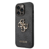 Guess PU 4G Metal Logo zadný kryt pre iPhone 14 Pro Grey Guess PU 4G Metal Logo zadný kryt pre iPhone 14 Pro Grey