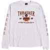 pánske tričko HUF (THRASHER) MONTERAY LS TEE White M pánske tričko HUF (THRASHER) MONTERAY LS TEE White M