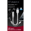 Adaptér CellularLine Music Enabler USB-C / 3,5 mm jack, biely Adaptér CellularLine Music Enabler USB-C / 3,5 mm jack, biely
