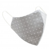 Ochranná bavlnená rúška Belisima šedá malá bodka, Univerzální Ochranná bavlnená rúška Belisima šedá malá bodka, Univerzální