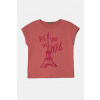 Detské bavlnené tričko United Colors of Benetton 3I1XC10NZ.G.Seasonal ružová 122 Detské bavlnené tričko United Colors of Benetton 3I1XC10NZ.G.Seasonal ružová 122