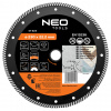 Diamantový kotouč 230 x 22,2 mm, turbo super tenký 1,8 mm 230 mm 6 mm NEO TOOLS Diamantový kotouč 230 x 22,2 mm, turbo super tenký 1,8 mm 230 mm 6 mm NEO TOOLS