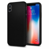 Spigen gumené púzdro Liquid Air pre iPhone X/XS, čierne Spigen gumené púzdro Liquid Air pre iPhone X/XS, čierne