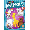 Happy Animals omaľovanka Happy Animals omaľovanka