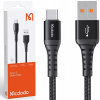Kábel McDodo USB - USB typ C 1 m čierny Kábel McDodo USB - USB typ C 1 m čierny