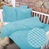 Biante Detské posteľné obliečky do postieľky Minky kocky MKK-006 Svetlo modré Do postieľky 100x135 a 40x60 cm Biante Detské posteľné obliečky do postieľky Minky kocky MKK-006 Svetlo modré Do postieľky 100x135 a 40x60 cm