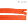 Zips kostený nedeliteľný oranžový, dĺžka 25 cm Zips kostený nedeliteľný oranžový, dĺžka 25 cm