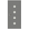 Doornite CPL-Premium laminátové QUADRA 4 SKLO Prachovo šedá interiérové dvere CPLP-QUADRA4S-PrSeda Doornite CPL-Premium laminátové QUADRA 4 SKLO Prachovo šedá interiérové dvere CPLP-QUADRA4S-PrSeda