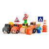 Woody Sada aut Stavební stroje 12ks Woody Sada aut Stavební stroje 12ks