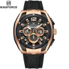NAVIFORCE Hodinky MA-38614 - Čierna/Hnedá NAVIFORCE Hodinky MA-38614 - Čierna/Hnedá
