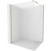 Mexen Kioto, sprchová zástena Walk-In 130 x 200 cm, 8mm sklo námraza, zlatý lesklý profil, 800-130-101-50-30 Mexen Kioto, sprchová zástena Walk-In 130 x 200 cm, 8mm sklo námraza, zlatý lesklý profil, 800-130-101-50-30