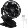 Bezdrôtový ventilátor s klipom Ruhhy 25567, 1200mAh USB-C, čierny Bezdrôtový ventilátor s klipom Ruhhy 25567, 1200mAh USB-C, čierny