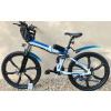 Celoodprúžený skladací elektrický horský bicykel ANCHEER s 26″ kolesami, 17 Celoodprúžený skladací elektrický horský bicykel ANCHEER s 26″ kolesami, 17