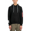 Alpha Industries pánska mikina Alpha Hoody black Veľkosť: L, Farba: čierna Alpha Industries pánska mikina Alpha Hoody black Veľkosť: L, Farba: čierna