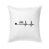 Kolky EKG - Vankúš 50x50 - 50x50 - Vrátane výplne ( Biela ) Kolky EKG - Vankúš 50x50 - 50x50 - Vrátane výplne ( Biela )