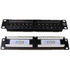 DATACOM Patch panel 10“ UTP cat5e 12portů DATACOM Patch panel 10“ UTP cat5e 12portů