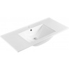Sapho SLIM keramické umývadlo, nábytkové, 100x46cm, biela 1601-100 Sapho SLIM keramické umývadlo, nábytkové, 100x46cm, biela 1601-100