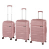 Súprava kufrov na kolieskach TraveLux Voyager XI rose gold Súprava kufrov na kolieskach TraveLux Voyager XI rose gold