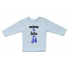 Dětská košilka, Gama, větší nápis máma+táta=JÁ chlapecká velikost 56 (Kojenecká košilka pro miminko, Gama, s větším potiskem máma+táta=JÁ chlapecká vel.56) Dětská košilka, Gama, větší nápis máma+táta=JÁ chlapecká velikost 56 (Kojenecká košilka pro miminko, Gama, s větším potiskem máma+táta=JÁ chlapecká vel.56)