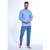 Cornette 124/188 Strong 2 long/r S-2XL pánske pyžamo modrá XL Cornette 124/188 Strong 2 long/r S-2XL pánske pyžamo modrá XL