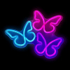 2Kids Toys LED NEON LIGHT lampička Motýle 2Kids Toys LED NEON LIGHT lampička Motýle