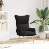 vidaXL Relaxačné kreslo Čierny textil vidaXL Relaxačné kreslo Čierny textil