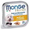 MONGE FRESH - paštika a kousky s kuřecím pro psy 100g MONGE FRESH - paštika a kousky s kuřecím pro psy 100g