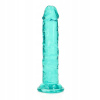 Realrock Realistické dildo s prísavkou 15,5 cm tyrkysové Realrock Realistické dildo s prísavkou 15,5 cm tyrkysové