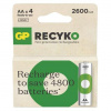GP AA ReCyko 2 600 mAh, nabíjecí, (HR6), 4 ks PP GP AA ReCyko 2 600 mAh, nabíjecí, (HR6), 4 ks PP