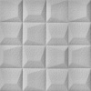 HCS deco 3D samolepiace stenové štvorce, kocky koženka 2 ks, sivé HCS deco 3D samolepiace stenové štvorce, kocky koženka 2 ks, sivé