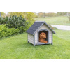 NATURA bouda pro psa se sedlovou střechou, M: 77 x 82 x 88 cm, šedá NATURA bouda pro psa se sedlovou střechou, M: 77 x 82 x 88 cm, šedá