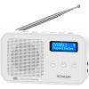 SENCOR SRD 7200 W Digitálne rádio, automatické ladenie, DAB+, FM PLL, RDS, 40 pČervenávolieb, Dot-Matrix LCD displej s podsvietením, vstavaná batéria SENCOR SRD 7200 W Digitálne rádio, automatické ladenie, DAB+, FM PLL, RDS, 40 pČervenávolieb, Dot-Matrix LCD displej s podsvietením, vstavaná batéria