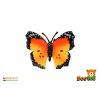 Teddies Motýl Monarcha africký (babočka) - zooted - 7 cm Teddies Motýl Monarcha africký (babočka) - zooted - 7 cm