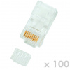 DATACOM Plug UTP CAT6 8p8c- RJ45 drát - 100 pack 4130 DATACOM Plug UTP CAT6 8p8c- RJ45 drát - 100 pack 4130