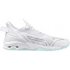 Mizuno Wave Mirage 5 white blue tint házenkářské sálovky dámské Velikost: 39 Mizuno Wave Mirage 5 white blue tint házenkářské sálovky dámské Velikost: 39
