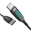 Kábel USB Type-C na Type-C – BlitzWolf® BW-TC23 – dĺžka 90 cm, LED displej, PD3.0 – 100W, nabíjanie 20V/5A Kábel USB Type-C na Type-C – BlitzWolf® BW-TC23 – dĺžka 90 cm, LED displej, PD3.0 – 100W, nabíjanie 20V/5A
