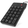 OEM C-TECH KBN-01, numerická, 23 kláves, USB slim black KBN-01