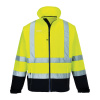 PORTWEST HI-VIS CONTRAST SOFTSHELL (3l) S425 / Reflexná softshelová bunda - HV žltá/námorná modrá L PORTWEST HI-VIS CONTRAST SOFTSHELL (3l) S425 / Reflexná softshelová bunda - HV žltá/námorná modrá L
