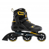 Rollerblade Macroblade 100 3WD Čierna/Saffron Žltá 44,5 Kolieskové korčule